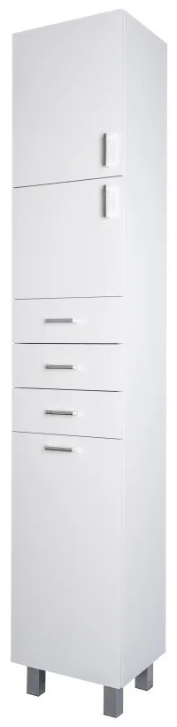 Viva STYLE fürdőszobai ÁLLÓSZEKRÉNY 192 magas szennyestartós - BALOS - 35 x 33 x 192 cm