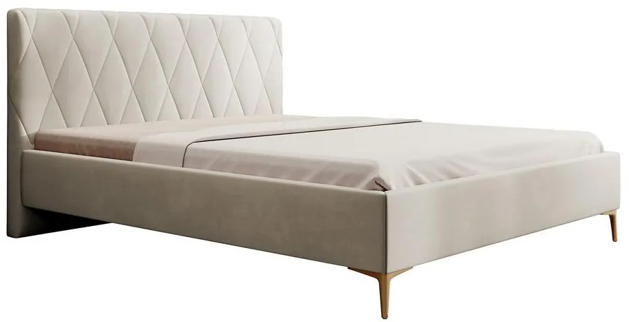 Franciaágy 140 cm Tikka 140 (bézs + arany). 1099420