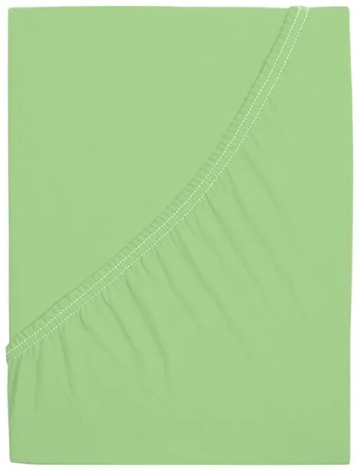 Jersey lepedő kiságyba EXCLUSIVE 70x140 cm világoszöld