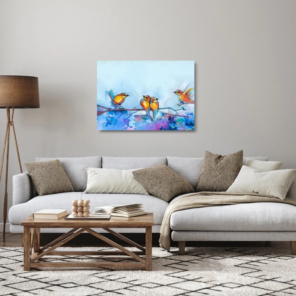 Kép - A természet ébredése (üvegen) (70x50 cm)