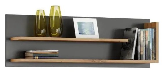 Polc FRED antracit/artisan tölgy