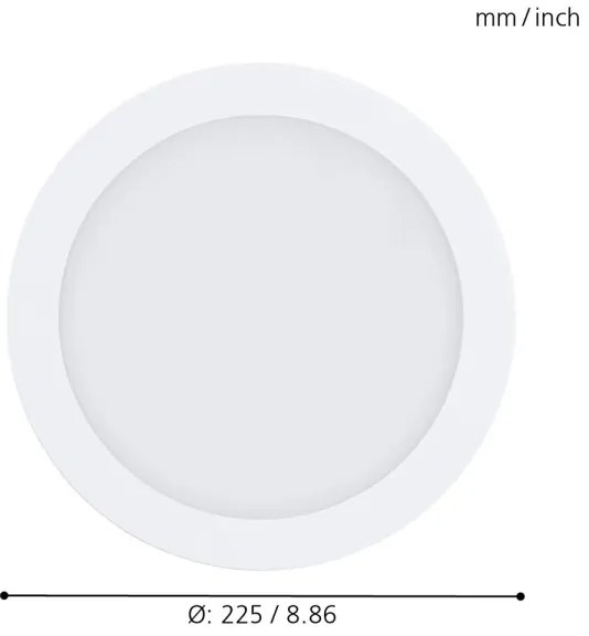 Eglo 96668 - LED RGBW Dimmelhető süllyesztett mennyezeti lámpatest FUEVA-C LED/15,6W/230V