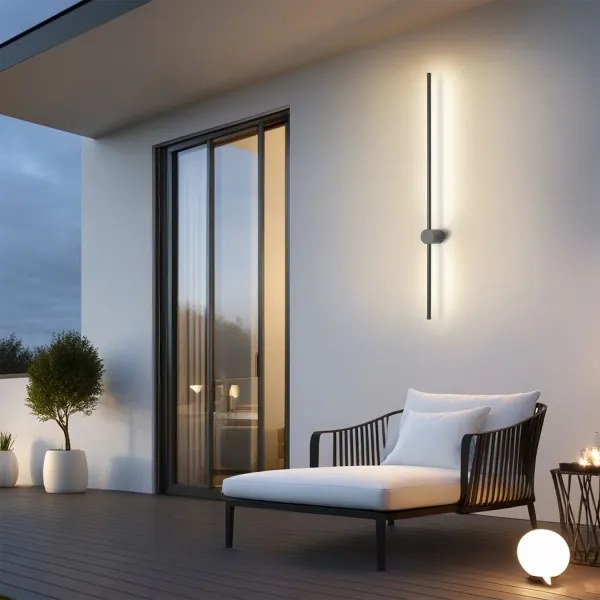 Brilagi - AURA kültéri fali LED lámpatest LED/20W/230V 3000K IP54 antracitszürke