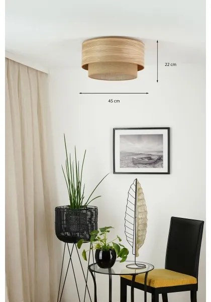 Brilagi - Montana Boho mennyezeti lámpa 1xE27/15W/230V, 45 cm, barna