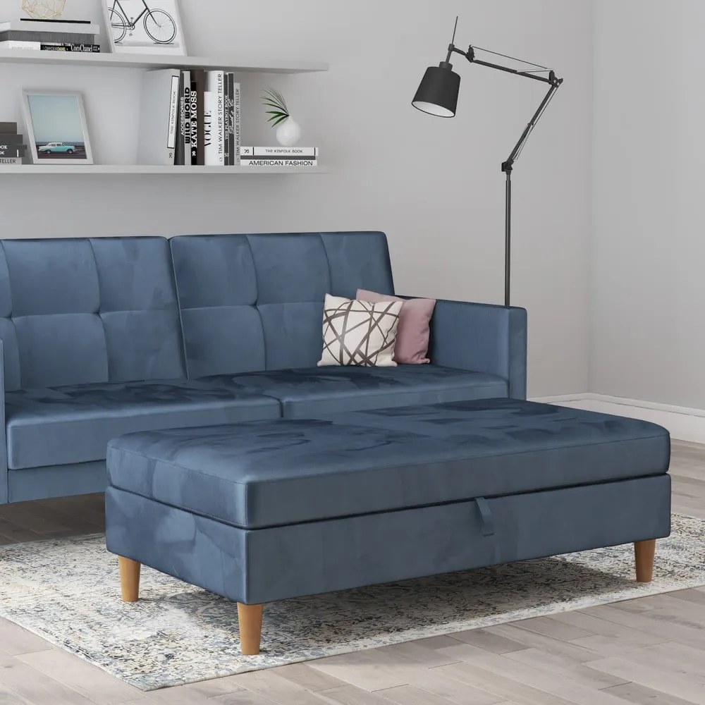 Kék bársony lábtartó Lilly – Støraa