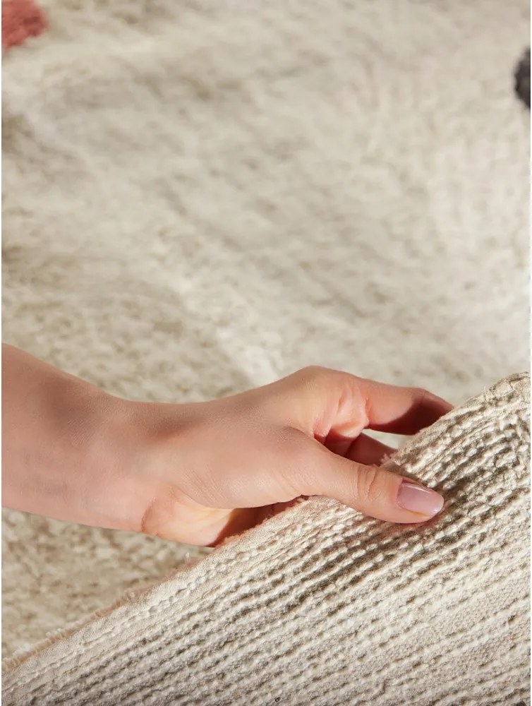 Krémszínű mosható-kézi szövésű pamut gyerek szőnyeg 140x200 cm Snuggle Pippo – Hanse Home