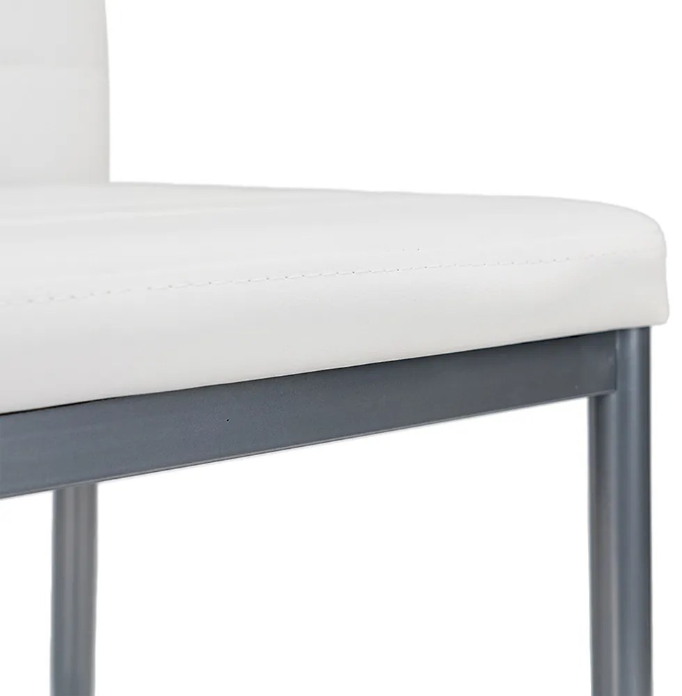 Tino NOVA Étkezőszék fehér-szürke színben