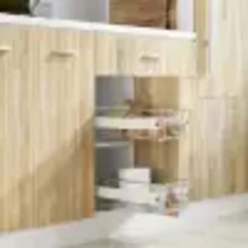 vidaXL 2 db ezüstszínű kihúzható drótkosár 400 mm