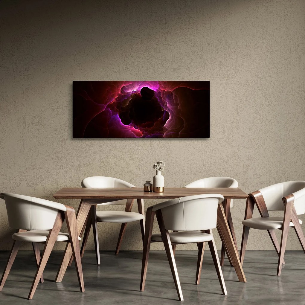 Kép - felhős absztrakció (120x50 cm)