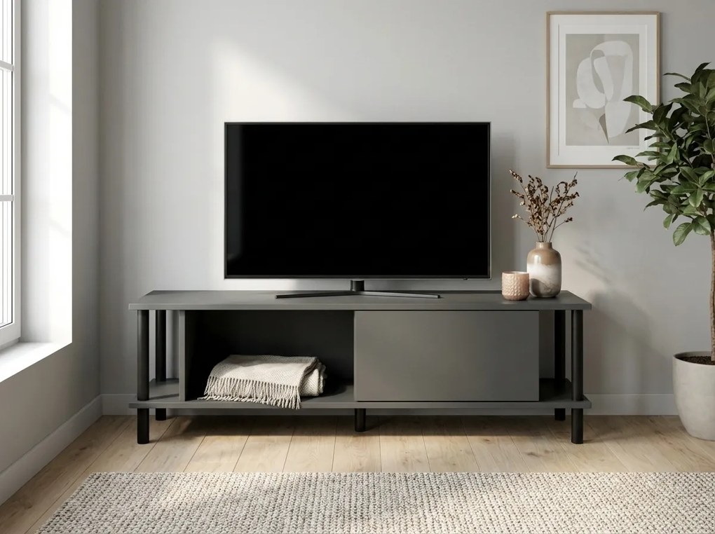 TV szekrény PARIS 150 cm, antracit