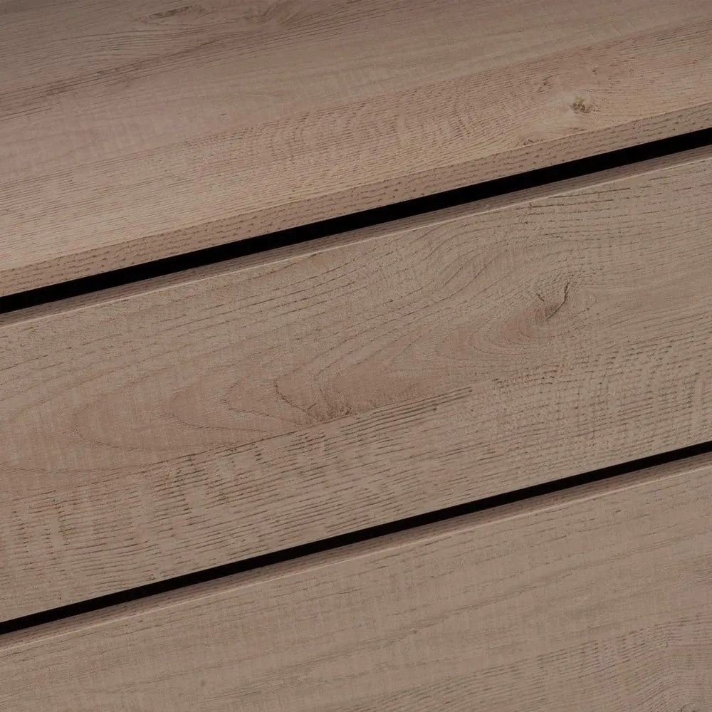 Natúr színű nyitott moduláris szekrény tölgyfa dekorral 80x180x45 cm Modular – Casa Selección