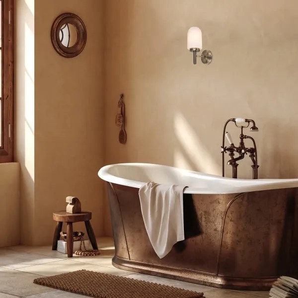 Rabalux 71060 - Fürdőszobai fali lámpa ZENKAI 1xE14/10W/230V IP44 bronz