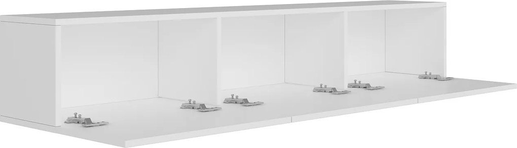 TV asztal NEXIRA 150 cm, fehér