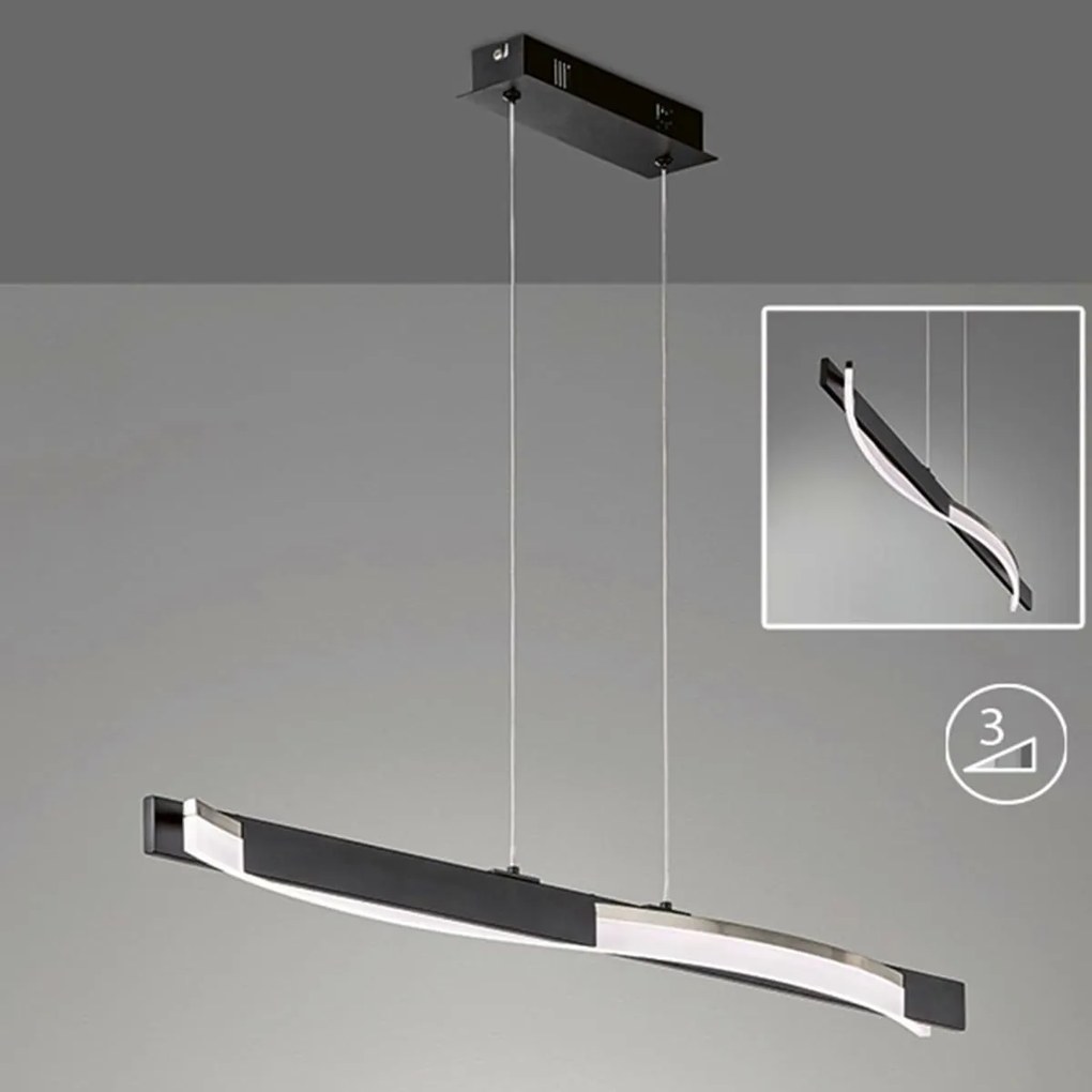 Fischer & Honsel modern függeszték bridge bézs fekete szürke fhl60704