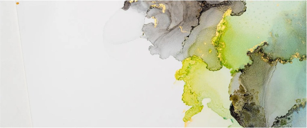 Kép - Absztrakt művészet tintával (120x50 cm)