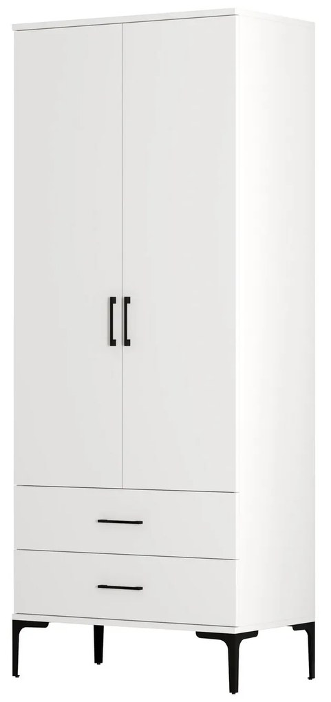 Ruhásszekrény Kiara T (fehér). 1088336
