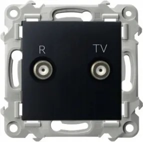 Ospel Zafír Rtv aljzat végzáró fekete metál GPA-ZK/m/33