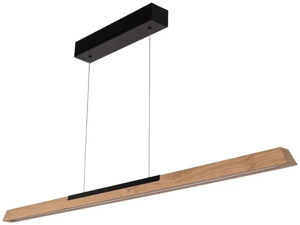 Spot-Light 1017401600000-LED Fényerőszabályozható kábeles csillár JONAS LED/16,5W/230V tölgy