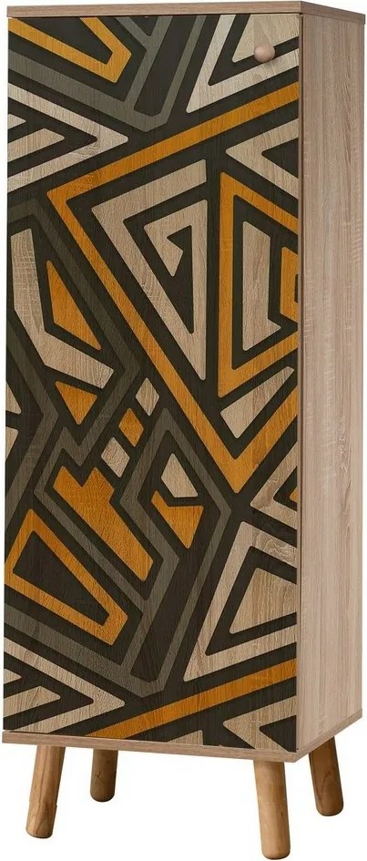 Mega Sonoma Oak Triangle cipősszekrény