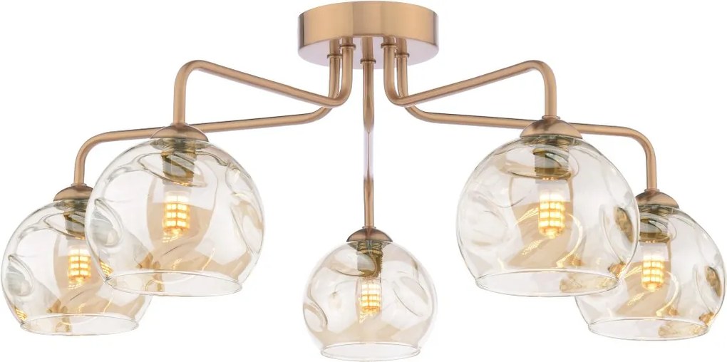 Dar Lighting modern mennyezeti lámpa feya antik bronz darfey0563-16
