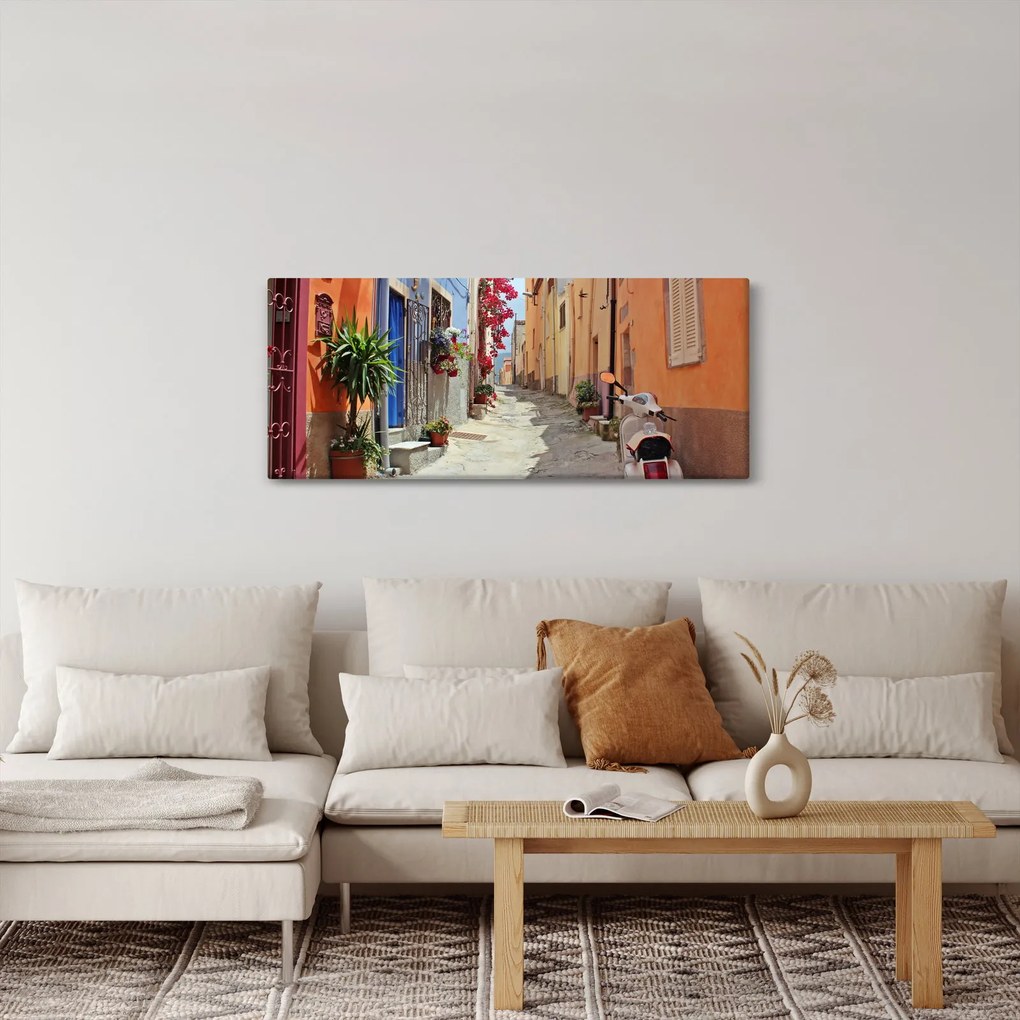 Szardínia utcáinak képe (120x50 cm)