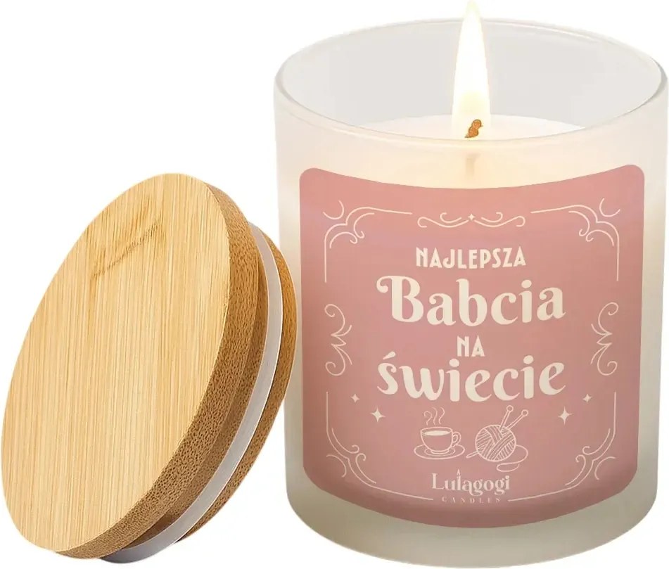 A világ legjobb nagymamája Szójagyertya Ajándék Nagymamáknak