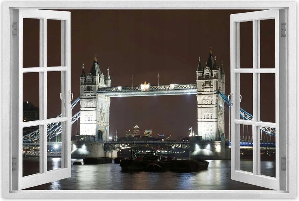 Poszterek 120x80 Megvilágított toronyhíd