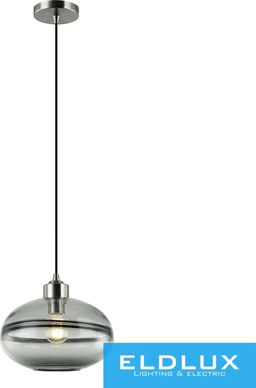 ELDLUX SMOKE függeszték E27 nikkel