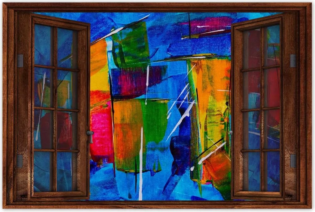 Poszterek 120x80 Absztrakt Sárkány