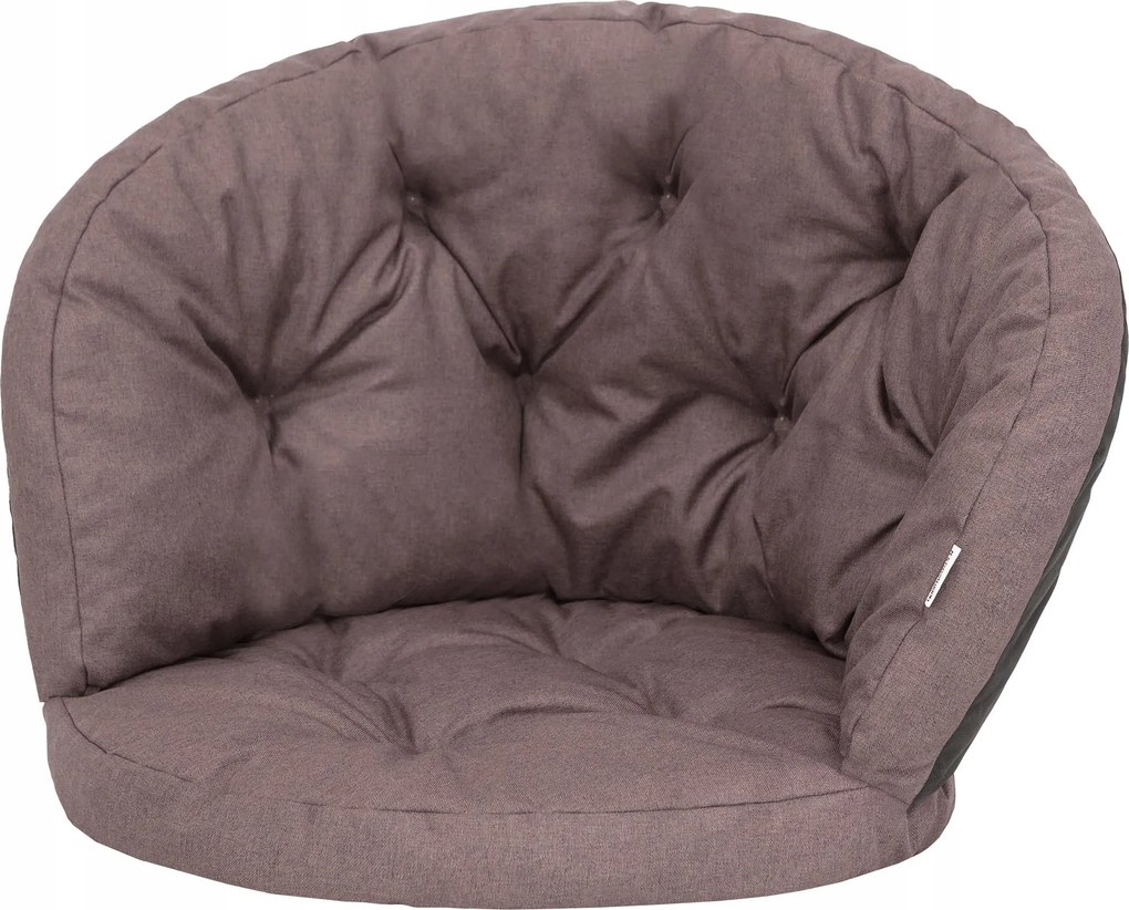 Fonott rattan fotelpárna 50x50