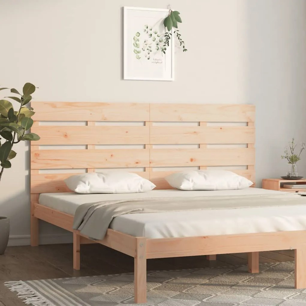 tömör fenyőfa fejtámla 180 x 3 x 80 cm