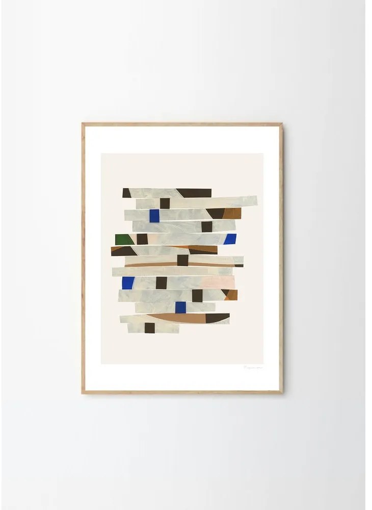 Poszter 50x70 cm Cut up Stripes – Berit Mogensen Lopez – The Poster Club