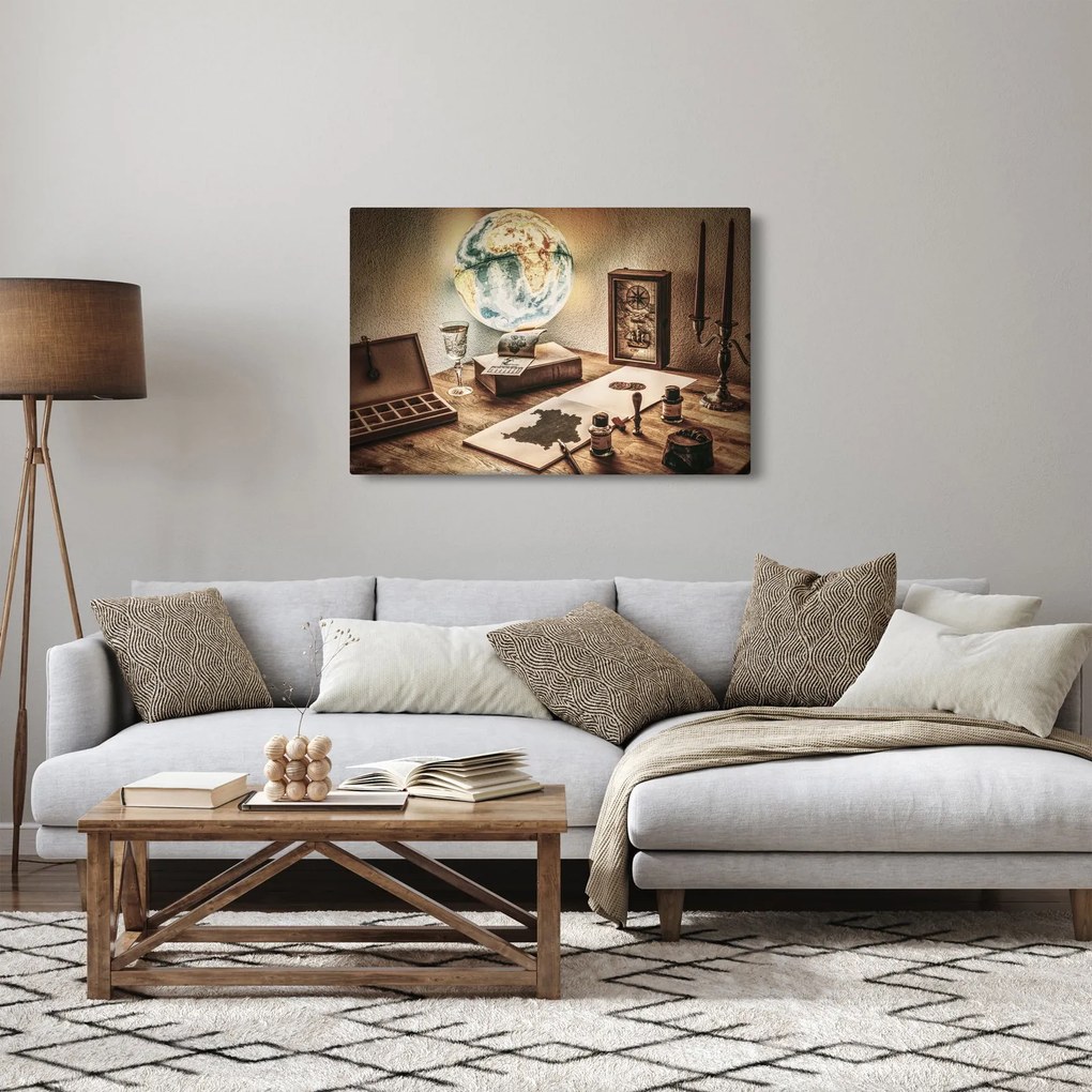 Kép - utazási asztal (90x60 cm)