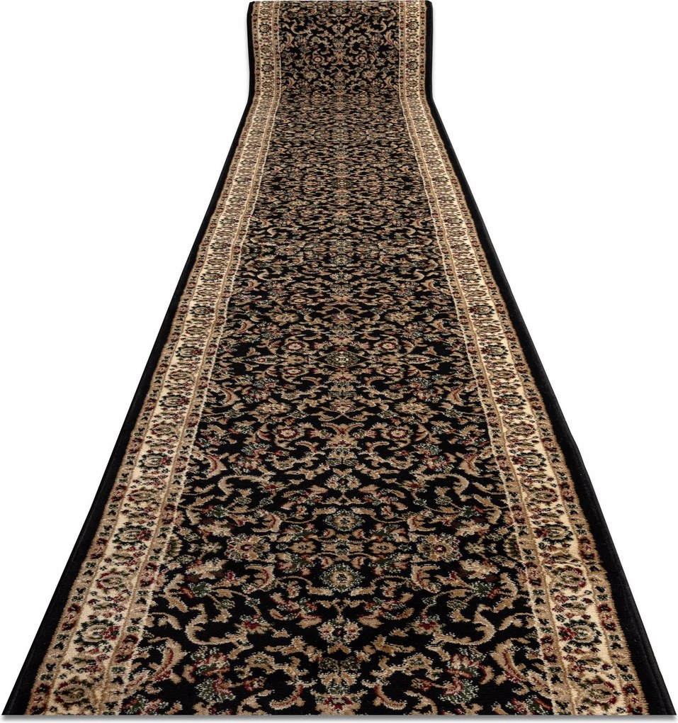 Futószőnyeg Royal 150 cm Rét fekete Hagyományos Klasszikus Előszoba ^*Q1791
