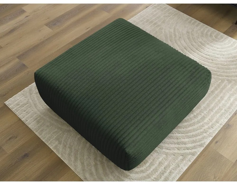 Sötétzöld kordbársony lábtartó Lucien – Bobochic Paris