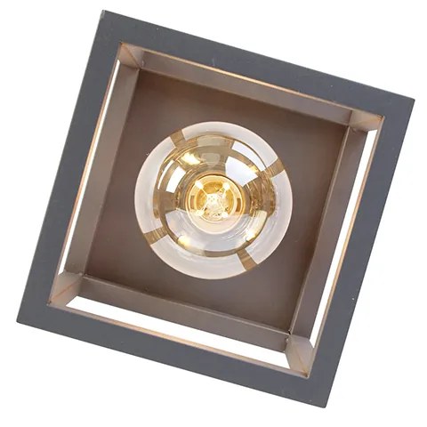 Ipari okos mennyezeti lámpa sötétszürke, Wifi-vel, G95 izzóval - Cage