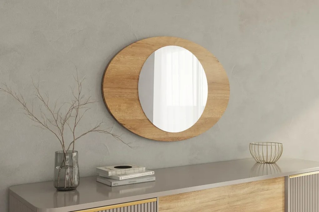 Obble tükör, zafír tölgy, 60 cm