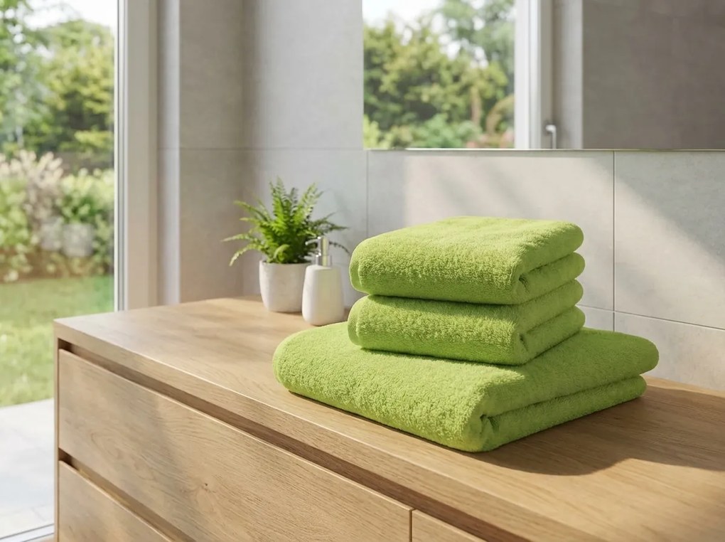 Törölköző NORIELLE 50x90 cm zöld, 100% pamut