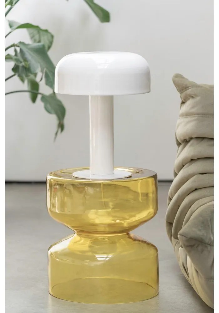 Üveg kerek tárolóasztal ø 35 cm Doble – Leitmotiv