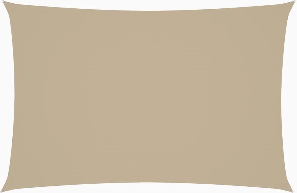 vidaXL négyszögletes bézs oxford szövet napvitorla 2 x 4 m