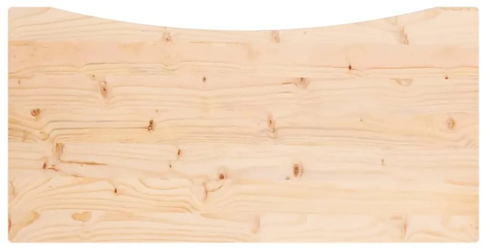 tömör fenyőfa asztallap 110 x 55 x 2,5 cm