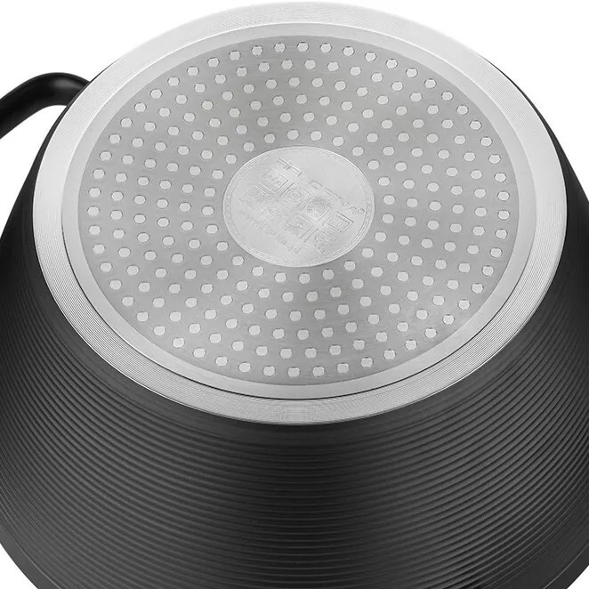 Florina Carina Black alumínium pot 5,2 l, 28 cm, 28 cm átmérőjű