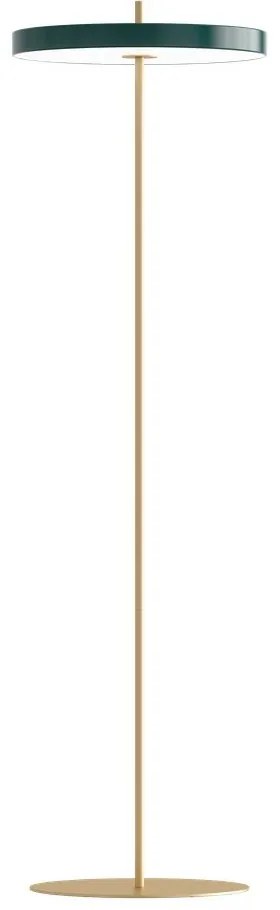 Sötétzöld LED dimmelhető állólámpa fém búrával (magasság 151 cm) Asteria Floor – UMAGE