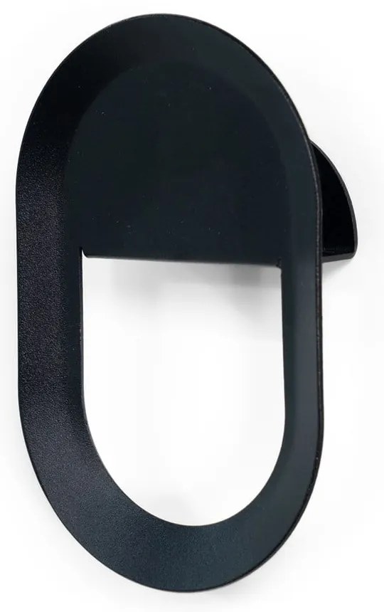 Fekete fali acél akasztó Coucou – Spinder Design