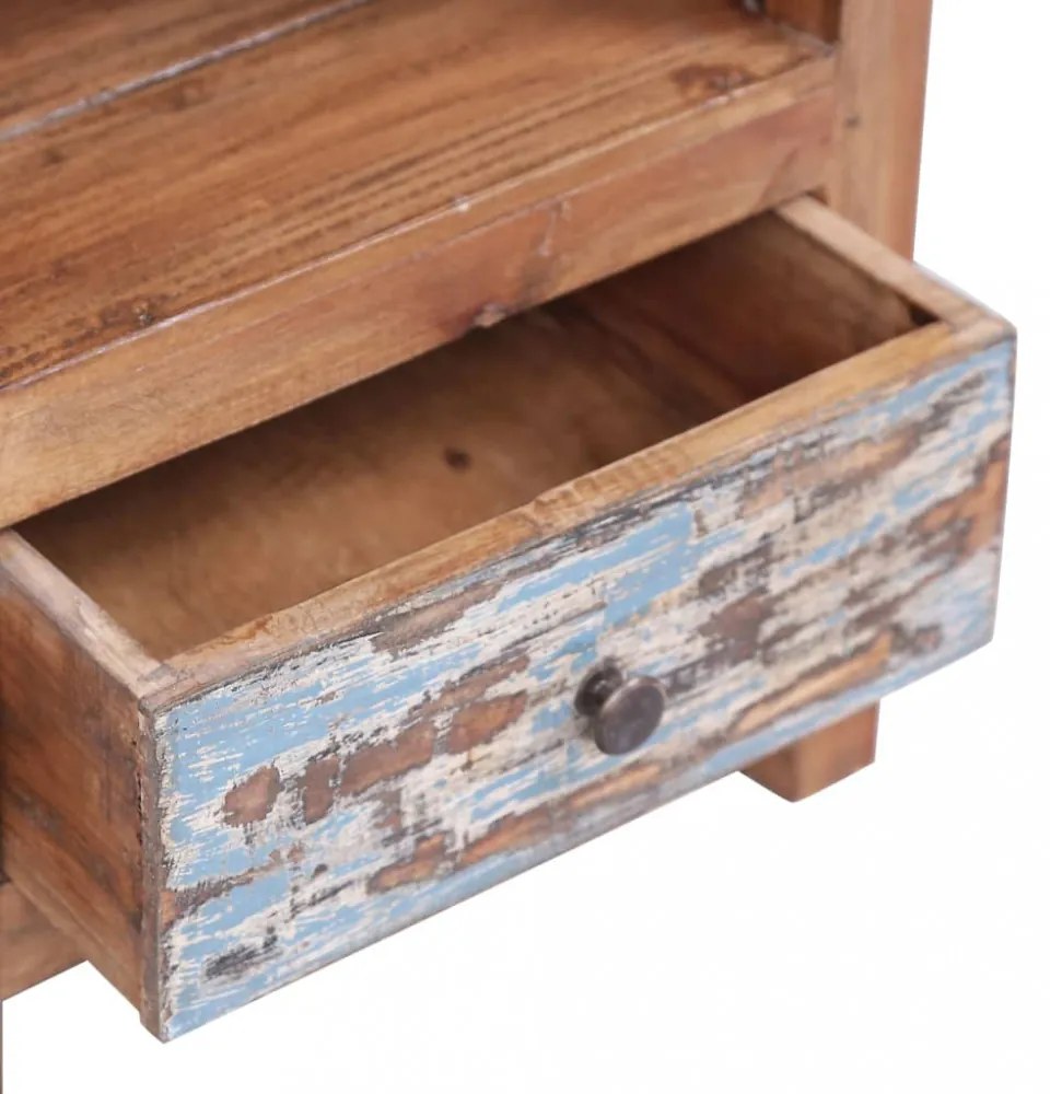 vidaXL tömör mahagóni fa éjjeliszekrény 41 x 30 x 50 cm