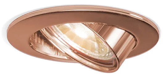Okos süllyesztett spotlámpa réz dönthető, Wi-Fi GU10-zel - Edu