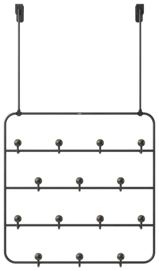 Fekete-natúr színű fém ajtófogas 36 cm Estique – Umbra