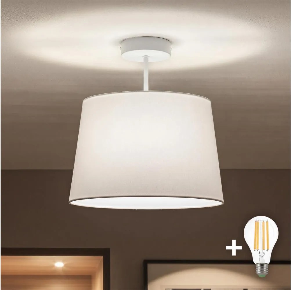 Brilagi - LED felületre szerelhető csillár CERIA 1xE27/60W/230V Ø 30 cm fehér