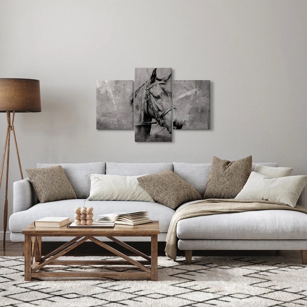 Kép - Egy ló portréja (90x60 cm)