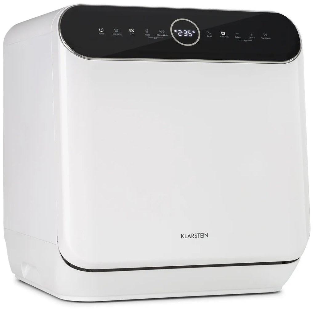 Klarstein Oceana, mosogatógép, 860 W, F energiahatékonysági osztály, szabadon álló, beépítés nélkül, fehér
